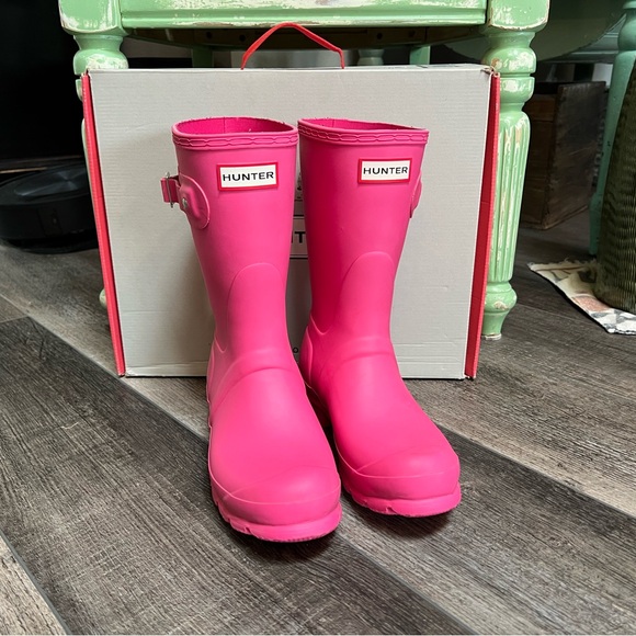 Hot pink Hunter boots - Picture 2 of 5